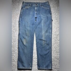 Dickies Jeans Mens 34 Carpenter Baggy Y2K Style Relaxed Fit Grunge Streetwear
